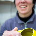 Tanya Gomez in her studio 2016